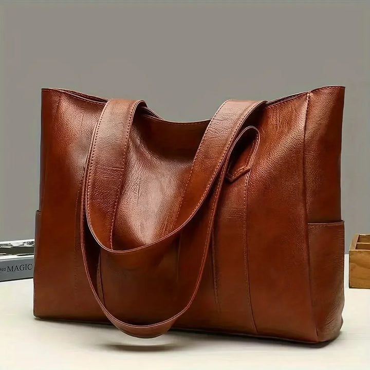 Edith Classic Leather Tote
